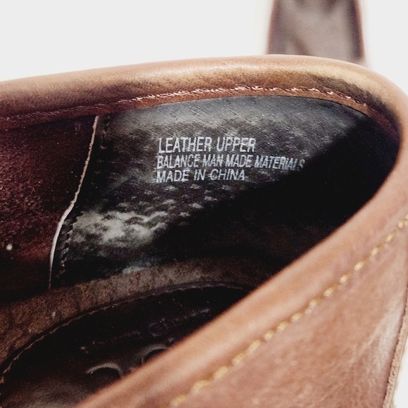 BOC Born Concept Shoes Howell Slip On Chunky Loafer Brown Leather Sz 9.5 - Picture 9 of 11